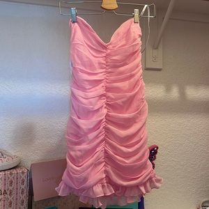 for love & lemons bailey mini dress